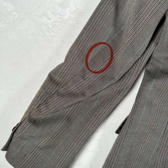 Hugo Boss Aamon Blazer Men Size 44R Two-Button Jacket Cotton Blend Made Slovenia - Picture 10 of 16